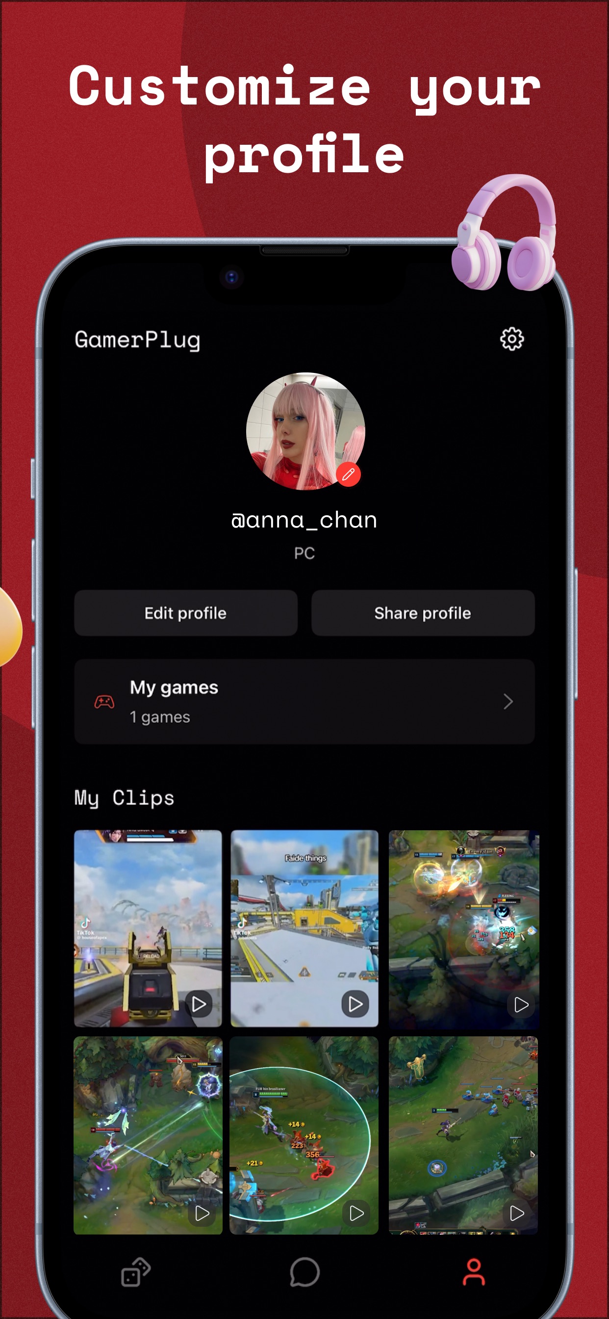 GamerPlug App Store screenshot